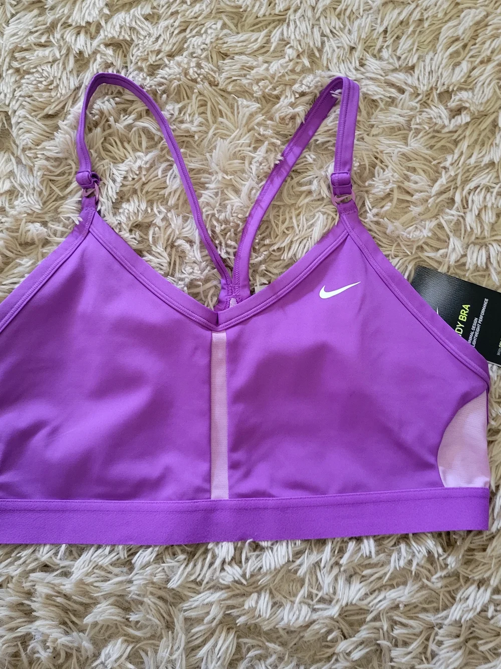 Nike Women's Purple Light-Support Sports Bra NWT